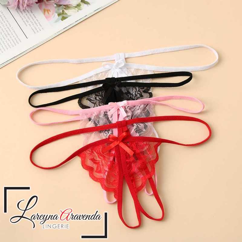 G String Seksi Fit M/L/XL/XXL Model Open Croth / Crotchless CD019