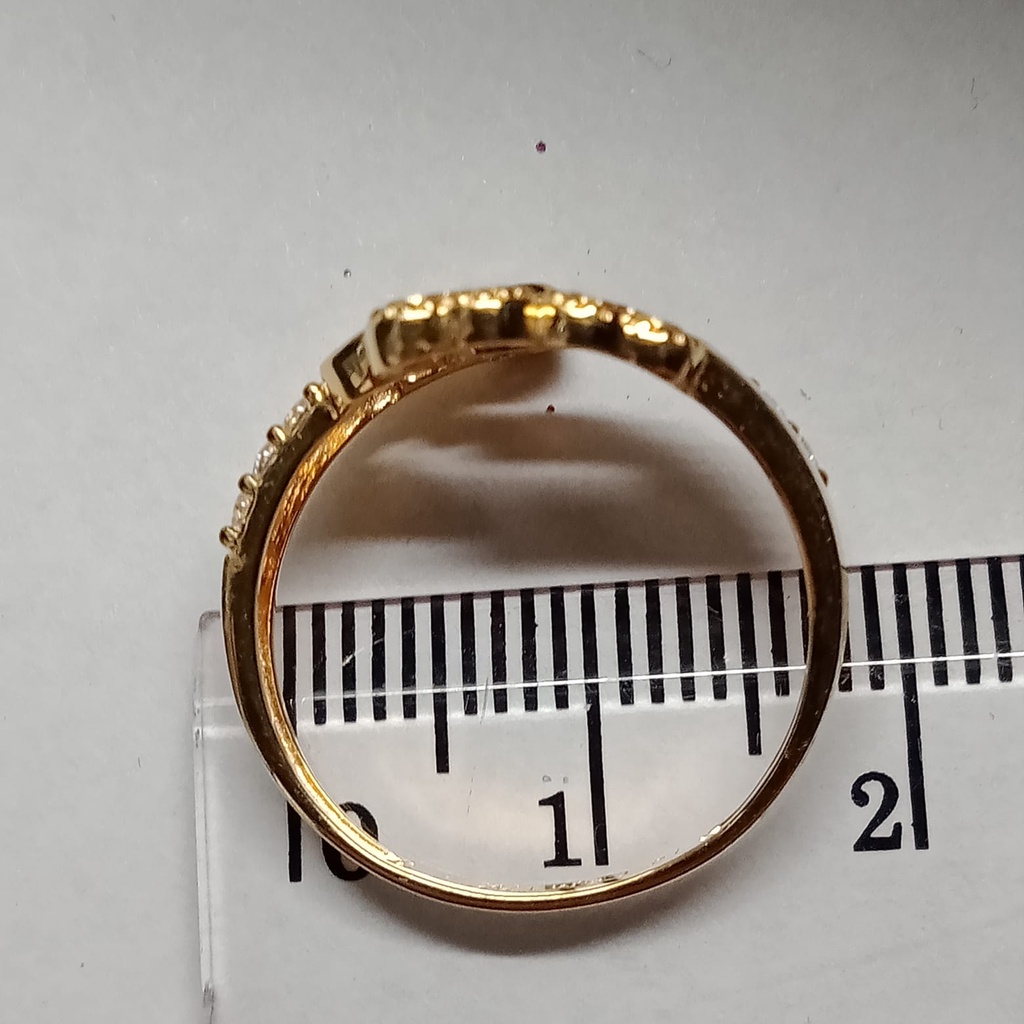 Cincin Emas 17K - 2.2 Gr Kadar 750 - 4441