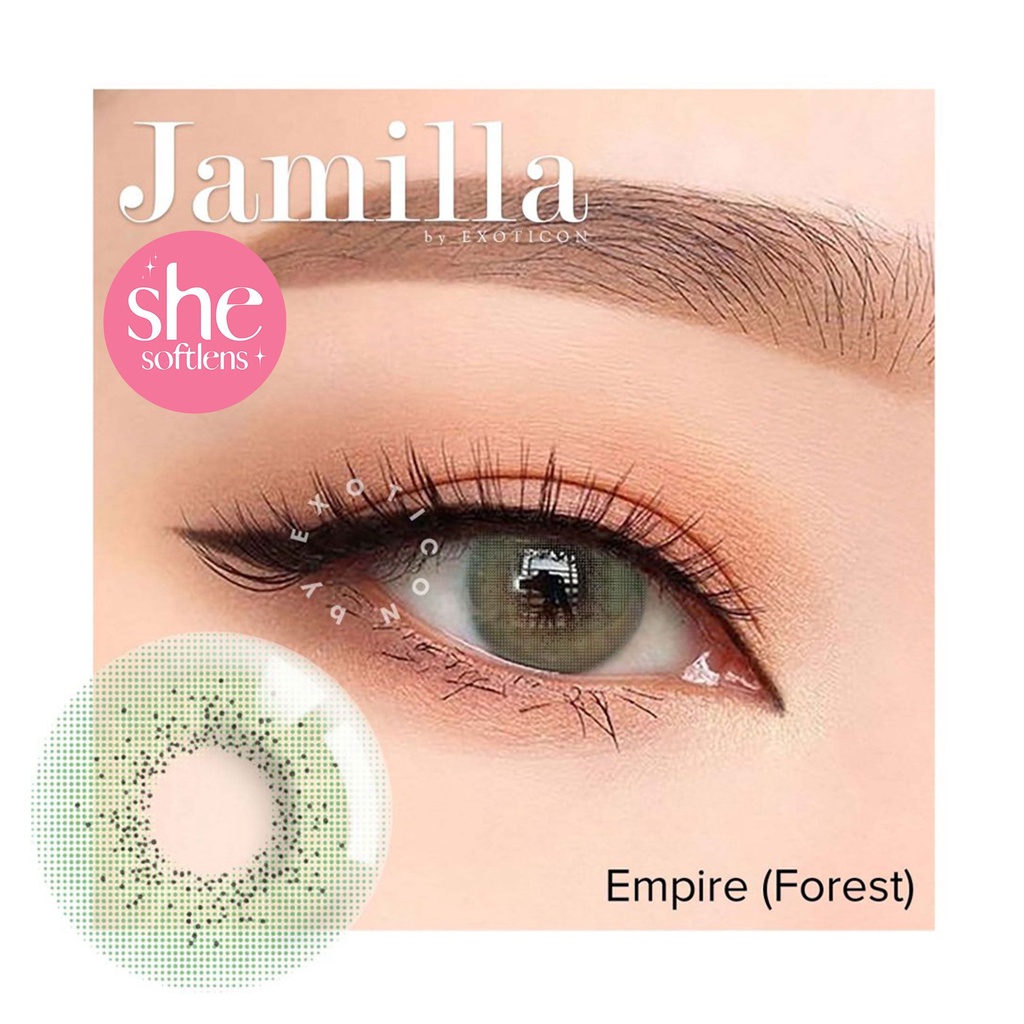 SOFTLENS X2 JAMILA BY EXOTICON EMPIRE FOREST  100% ORIGINAL ( NORMAL ) - SOFTLENS NORMAL
