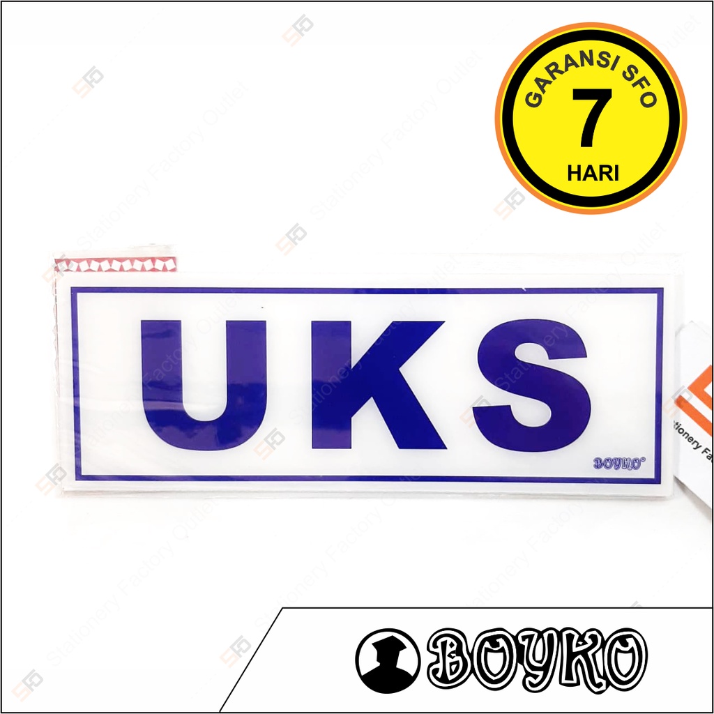 

Akrilik UKS - Acrylic Sign Standard 25cm x 9cm