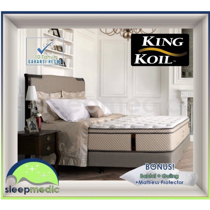 KING KOIL SpringBed CHIRO ENDORSED ( KASUR / SET ) 160 180 200 100 120