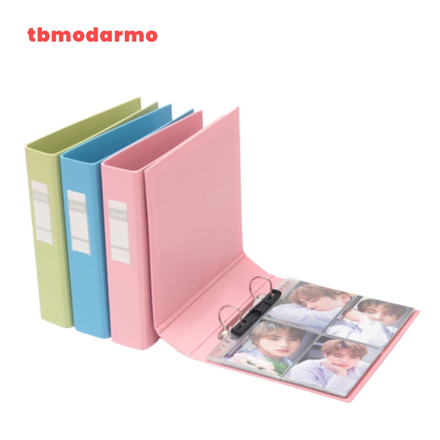 Bantex Photocard Album A5 2 Ring Binder Bubble Gum 8221P