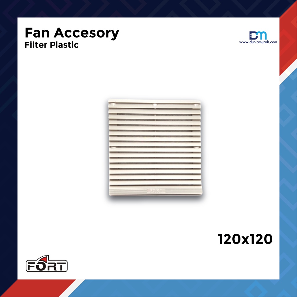 FORT Fan Accesory Filter Plastic 120 x 120 (148 x 148)