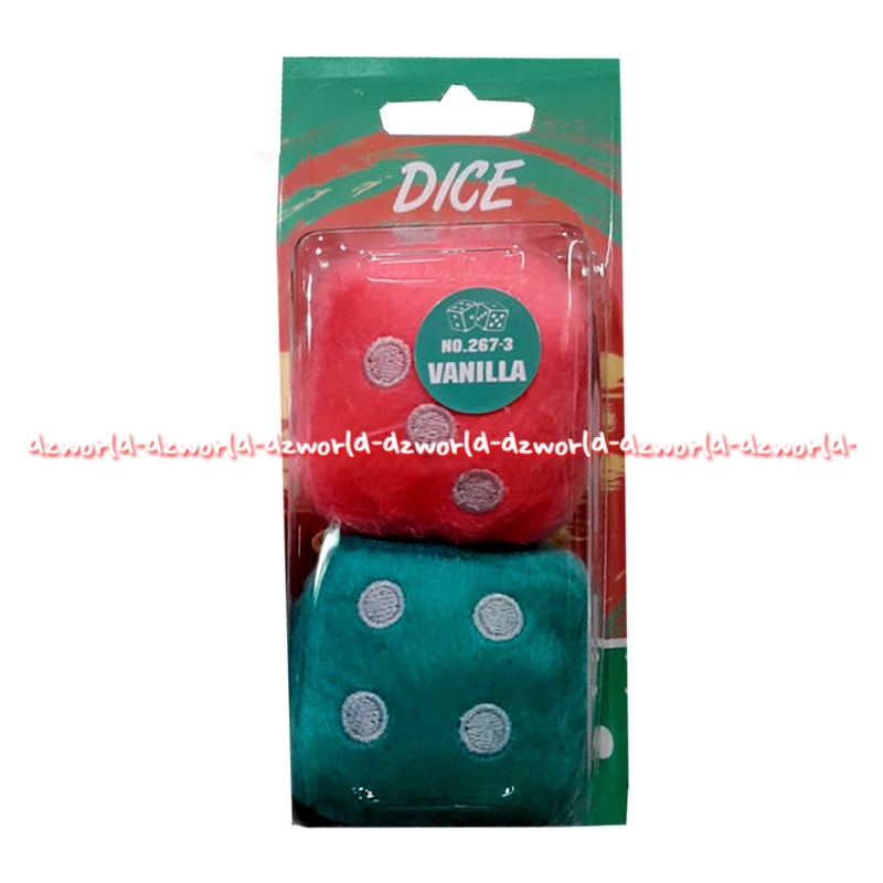 Flamingo Dadu Gantungan Mobil Hiasan Dice Air Freshener Pengharum Mobil Warna Pink Tosca Hiasan Gantungan Mobil Model Dadu Dice Toska 2warna