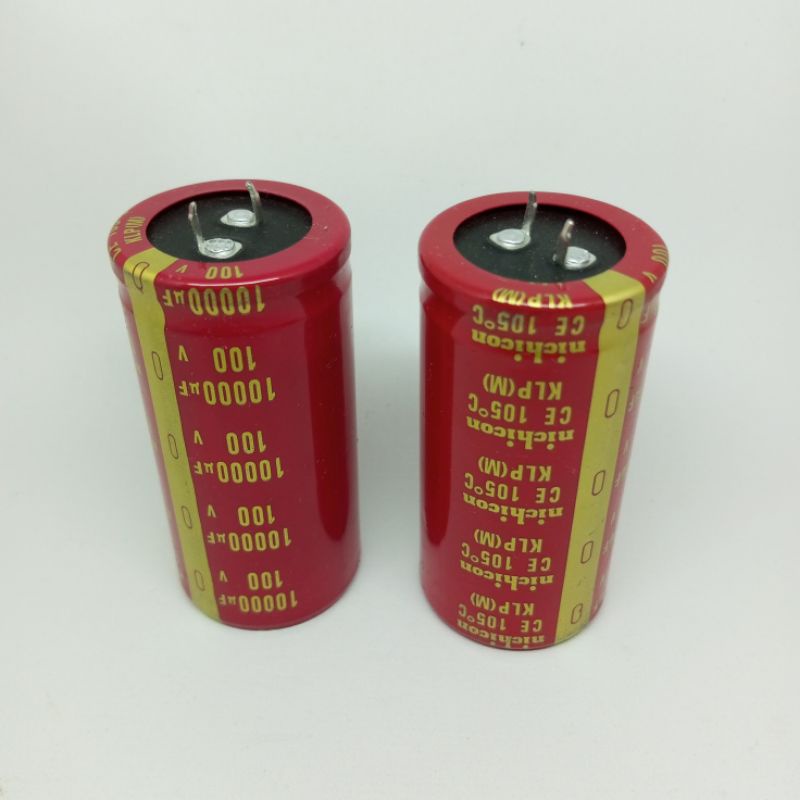 Nichicon elco 10.000uf/100v merah