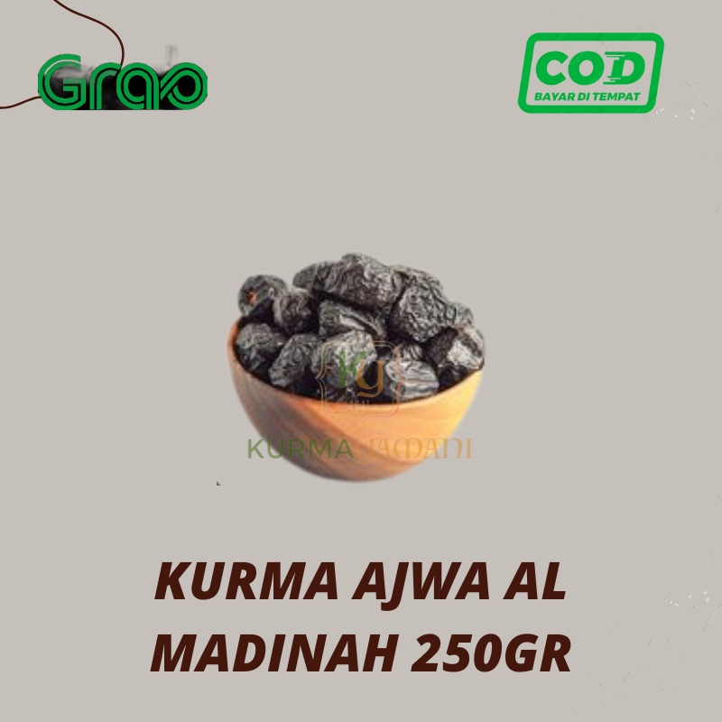 

Kurma Ajwa 250 Gram Asli Madinah Oleh Oleh Haji Umroh Kurma Nabi Premium Original