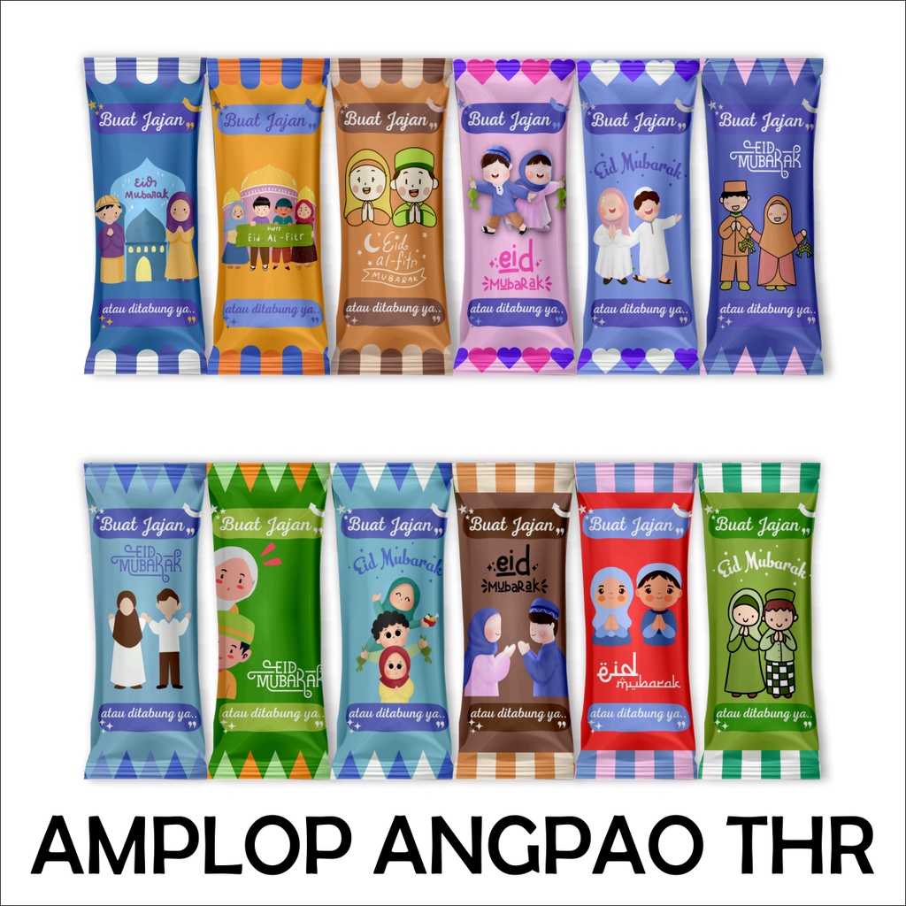 

AMPLOP/ANGPAO LEBARAN THR MODEL SNACK VIRAL