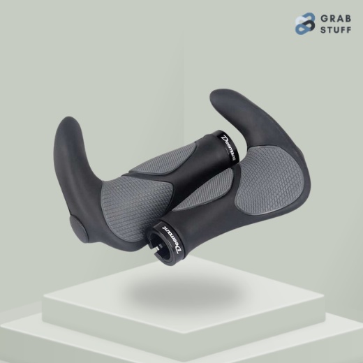 [2 PCS] Grip Gagang Sepeda Ergonomic Handlebar Rubber / Sarung Stang Sepeda MTB BMX Gunung Lipat Fix