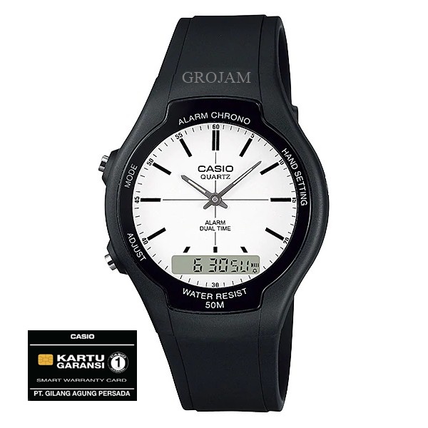 CASIO AW 90H AW-90H ORIGINAL GARANSI RESMI