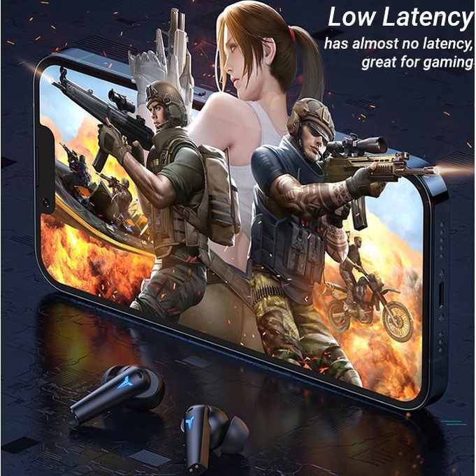 Tws Bluetooth PISEN Earphone Buds Bot Stayluvshops - Putih