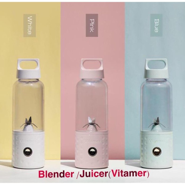 [Dapur] Blender Juicer Vitamer Blender Wireless Portable 500 Ml Original [Mix]