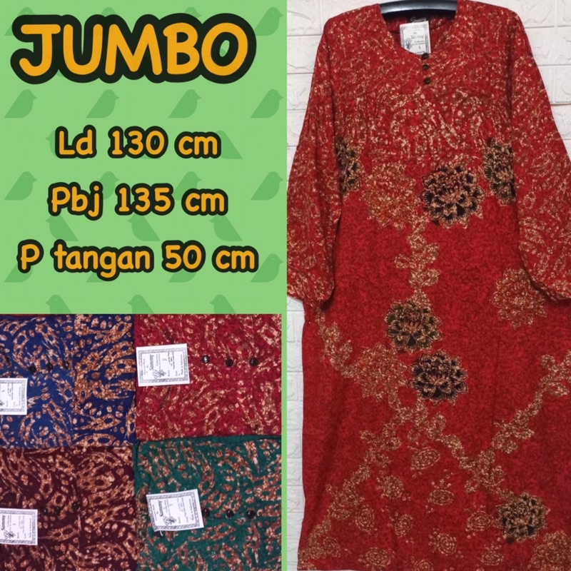 Daster Premium lengan panjang batik Sammy