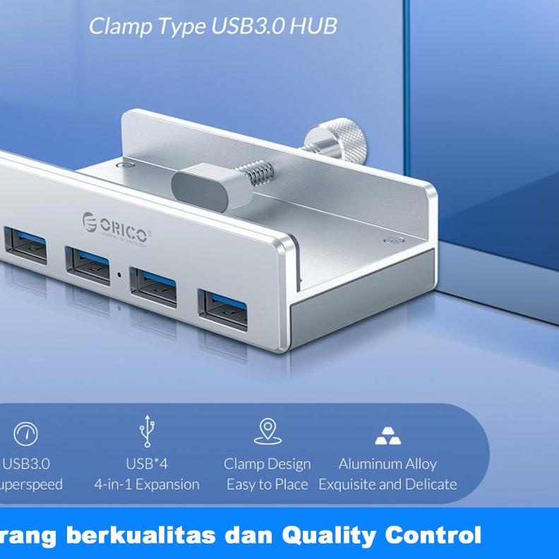 ◙ USB Hub 3.0 Clip-on Type Aluminium 4 Port - Orico MH4PU ✾
