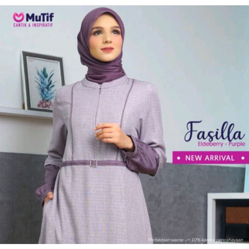 (COD) Mutif FASILLA New Arrival | Gamis Mutif Original | Mutif 2023