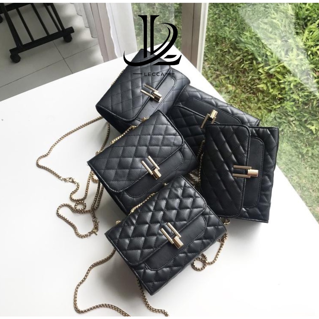 TAS SELEMPANG WANITA CHELSY EMBOS RANTAI ULIR