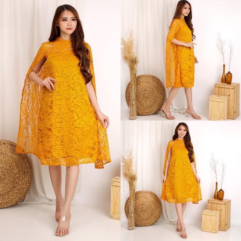 Baju Kondangan Dress Brukat Baju Kondangan Wanita Dress Wanita Casual Dress Brukat Tile Gliter Manik