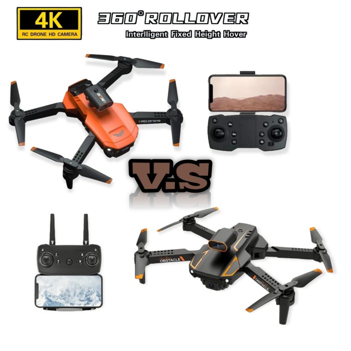 S91 Drone 4K Dual Kamera RC Quadcopter wifi fpv Mini drone VS E99 pro