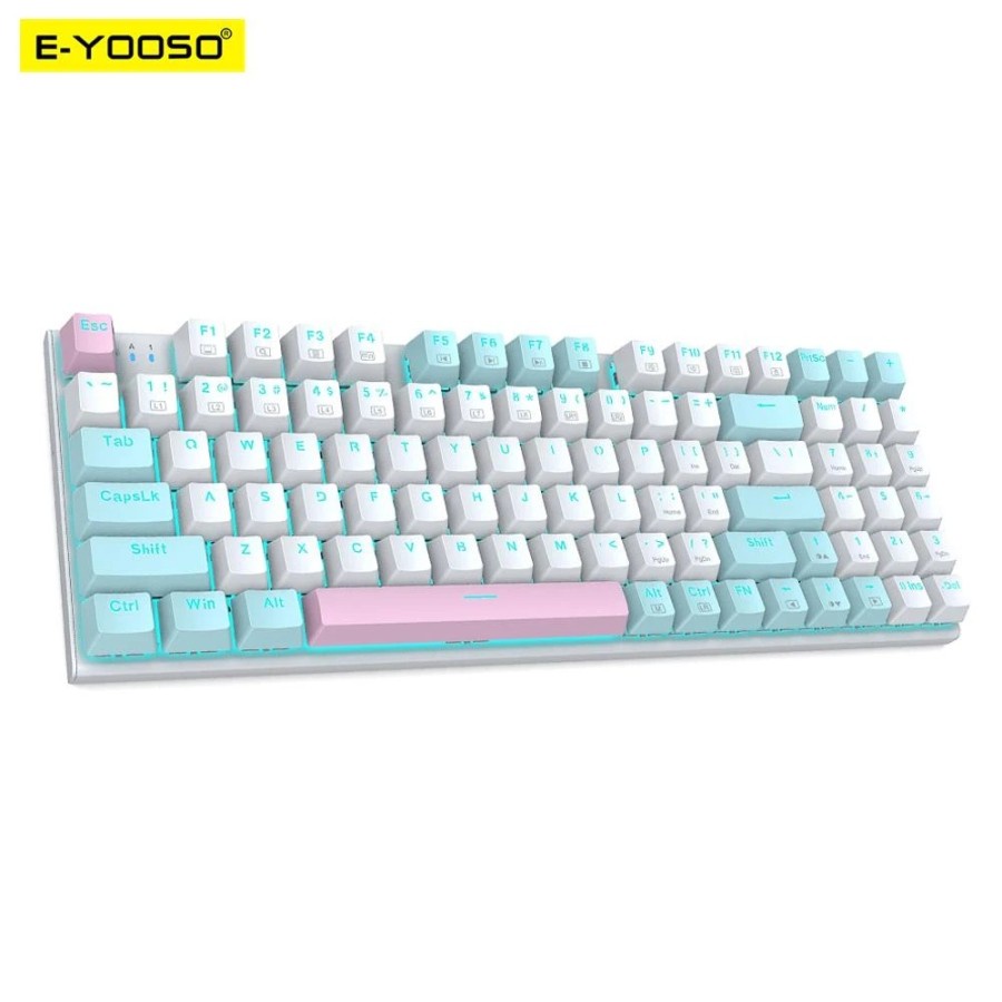 E-YOOSO Z-19 MONOCHROME HOTSWAP MECHANICAL GAMING KEYBOARD 98%