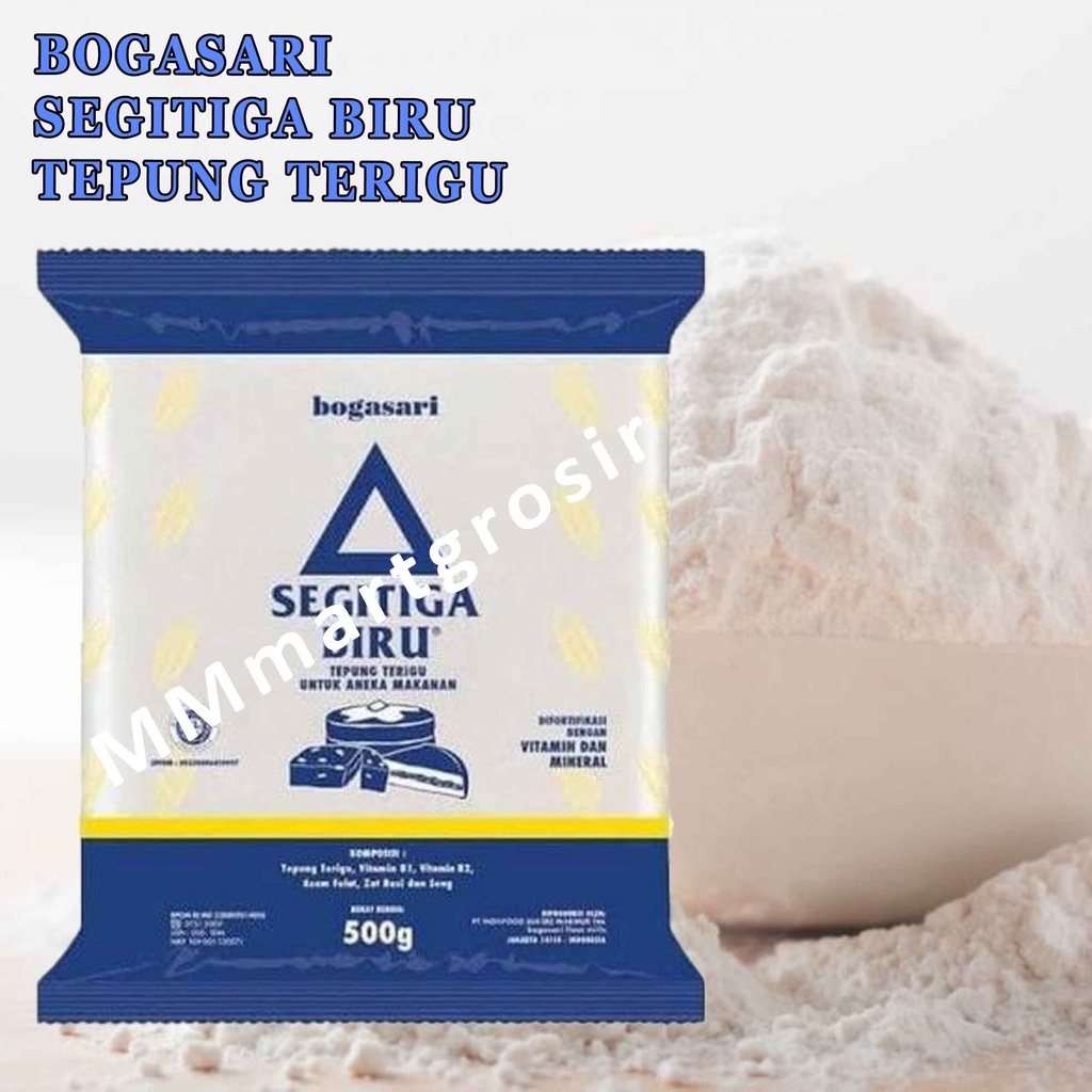 SEGITIGA BIRU/ TEPUNG TERIGU/ BOGASARI/ ANEKA MAKANAN/ 500g