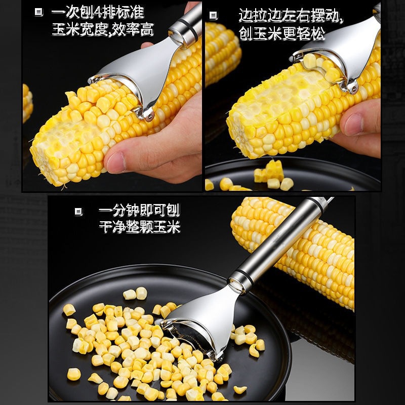 Alat Pengupas Biji Jagung Stainlesssteel / Corn Peeler / Serutan Jagung Parutan Jagung Corn Stripper