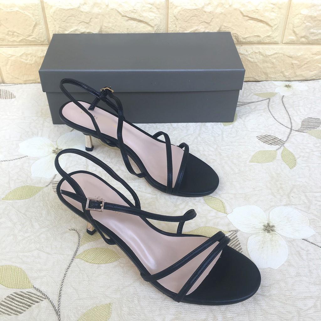 Sepatu CK-219 Strappy Metallic Heels