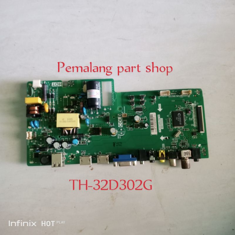 MB MOTHERBOARD TV PANASONIC TH-32D302G 32D302G 32D302