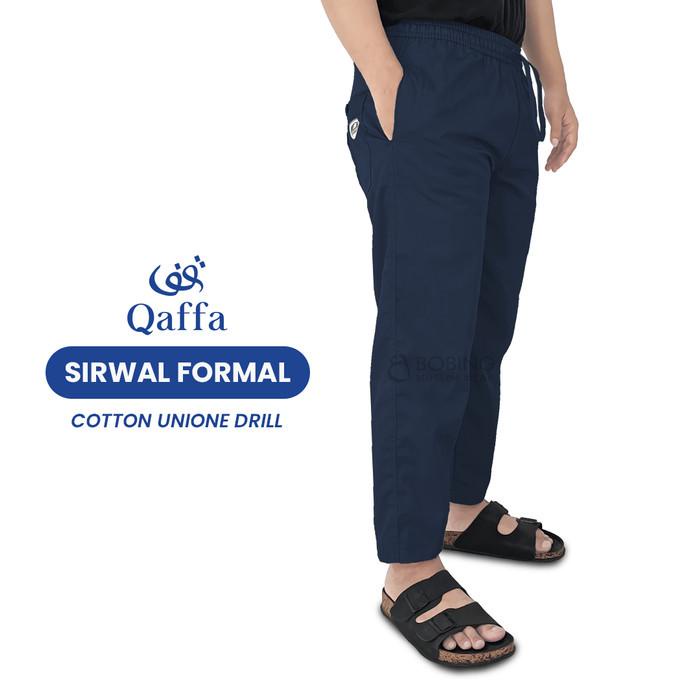 Celana Sirwal Formal Pria Kantor Ankle Polos Sirwal Jumbo Dewasa