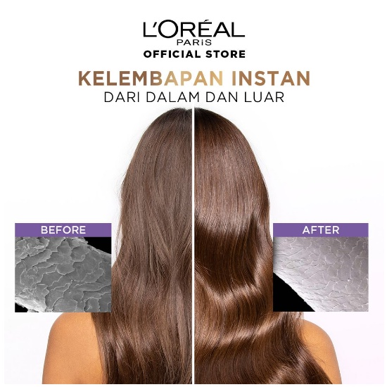 L’Oréal Paris ELSEVE Hyaluron SERIES - (Hyaluronic Acid 72 Jam Mengunci Hidrasi Rambut) Loreal