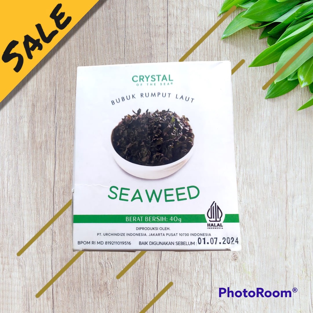 

Crystal of the Sea - (40GR) Seaweed Food Powder / Bubuk Rumput Laut / Kaldu MPASI
