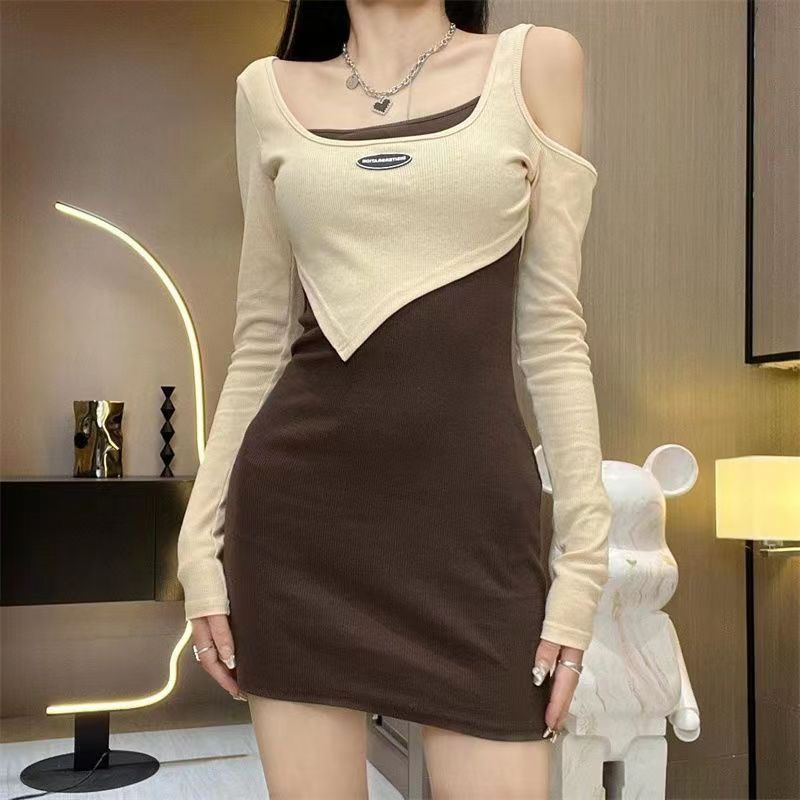 DR906 Dress Mini BodyCon Dress Sexy Dress Lengan PANJANG Korean Style Elegan Dress KNITING MATERIAL COMFORTABLE ELEGANT DRESS