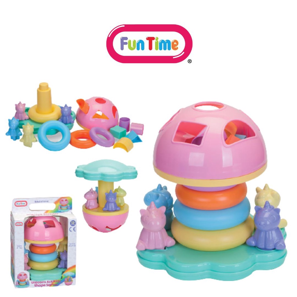 Funtime Unicorn Activity Shape Sorter F5963