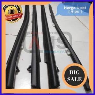 Karet pelipit list lis kaca wheater Strip mobil Mobilio 1 set Luar 1M4R23 parts