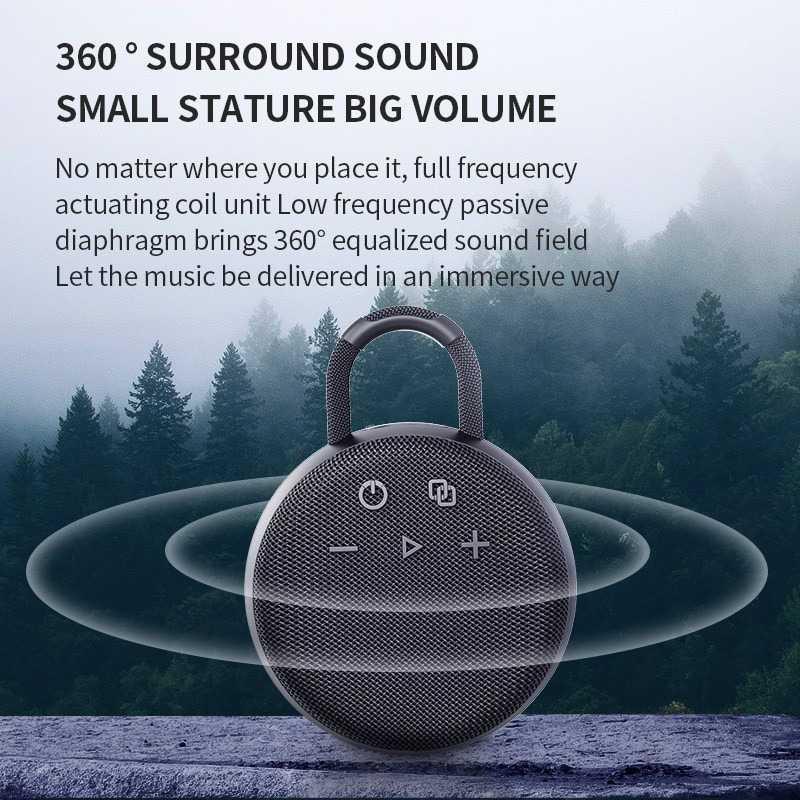 ZEALOT Portable Bluetooth Speaker Outdoor Waterproof - S77 - Black