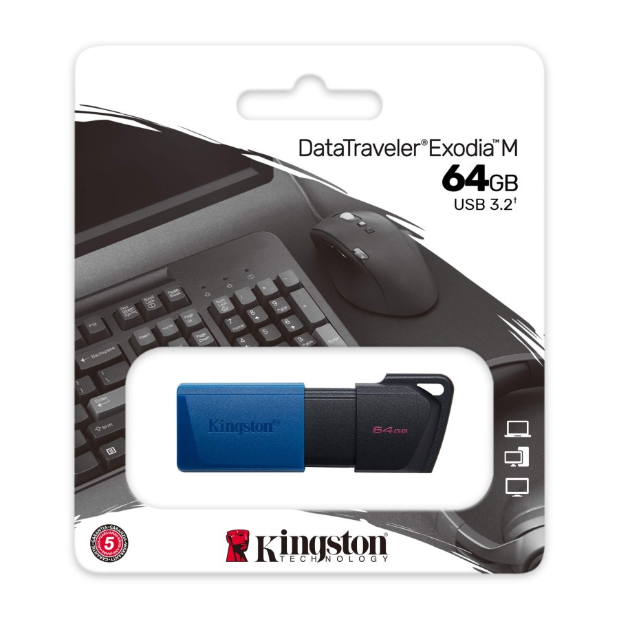 Kingston Exodia Flashdisk 64GB USB 3.2 DataTraveler M DTX-M