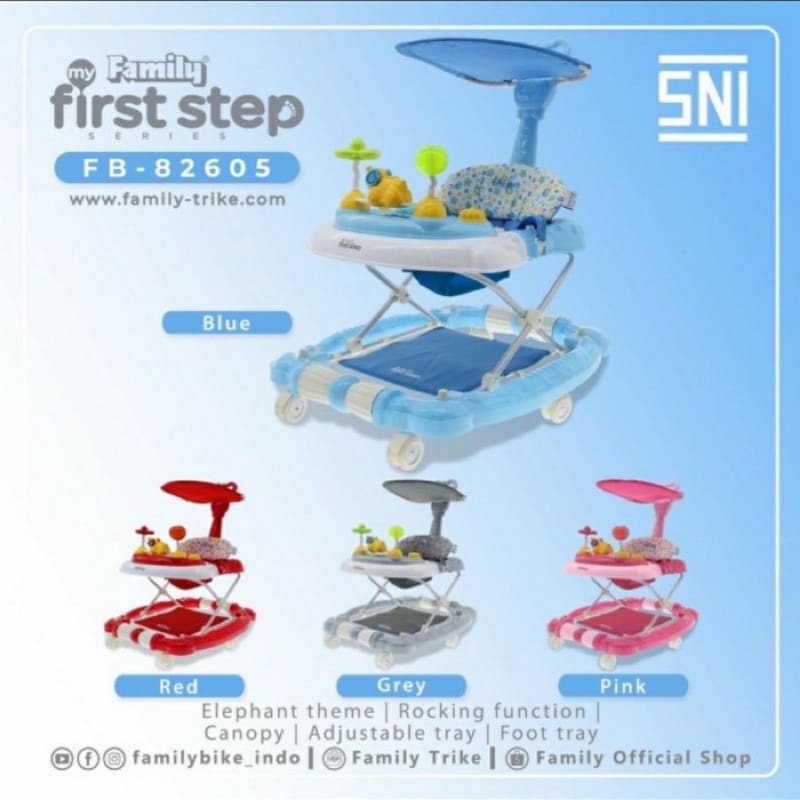 Family FB82605 Baby Walker - Alat Bantu Jalan Bayi