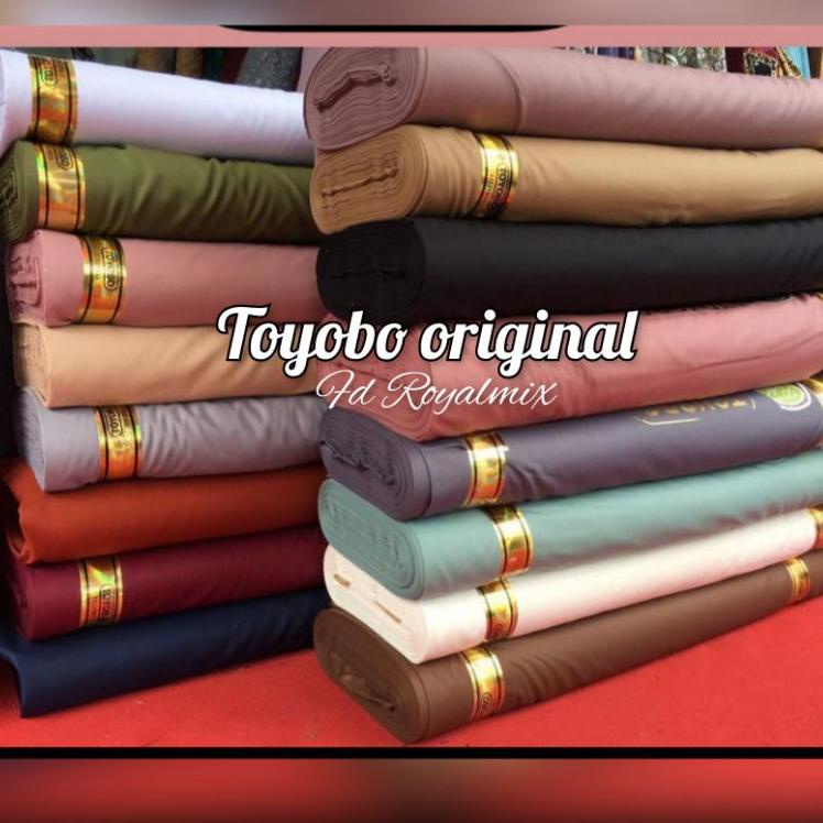 ㅽ ( COD) Toyobo / Toyobo premium / Toyobo royal mix. / Katun hakus. katun jepang / bahan kemeja/ kai