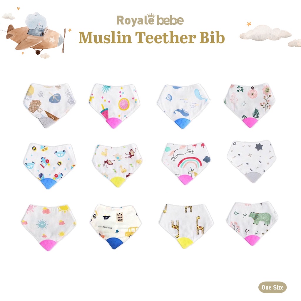 Royale Bebe Teether Bib ( Celemek Bayi ) RB-TB