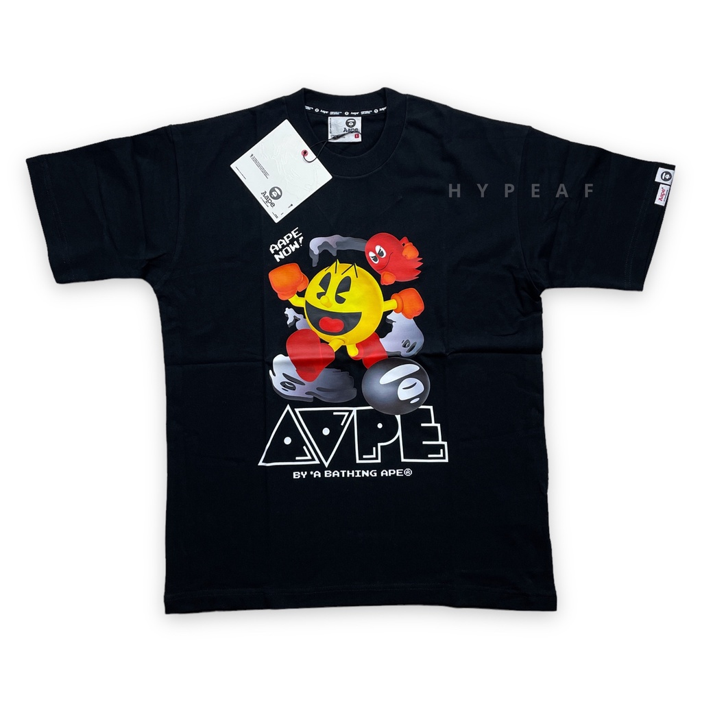 AAPE x Pac-man White Tee - Pacman Head
