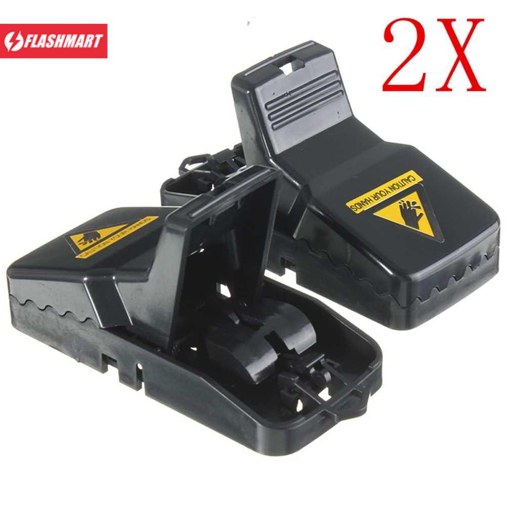 Flashmart Jebakan Perangkap Tikus Black Cat Mouse Trap 2 PCS - JB56