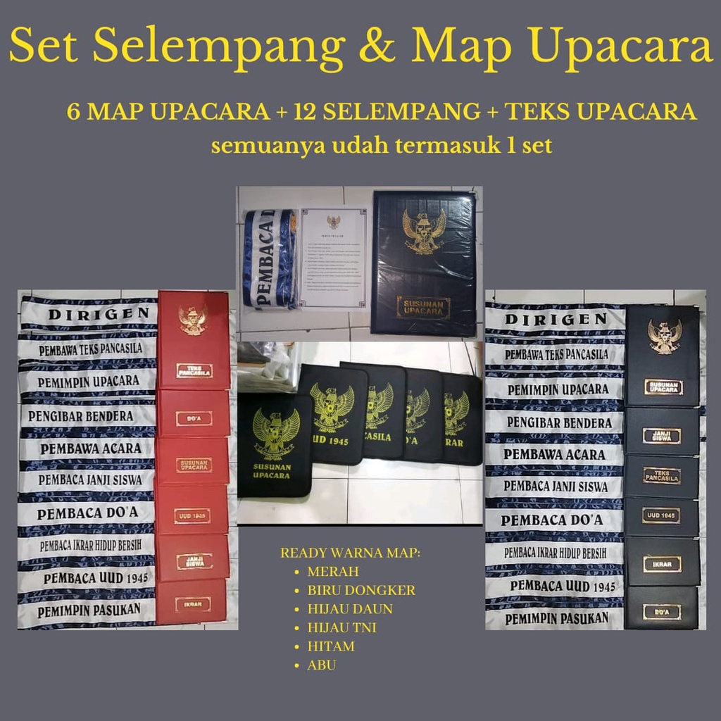

MAP UPACARA+ SET SELEMPANG ( LENGKAP )