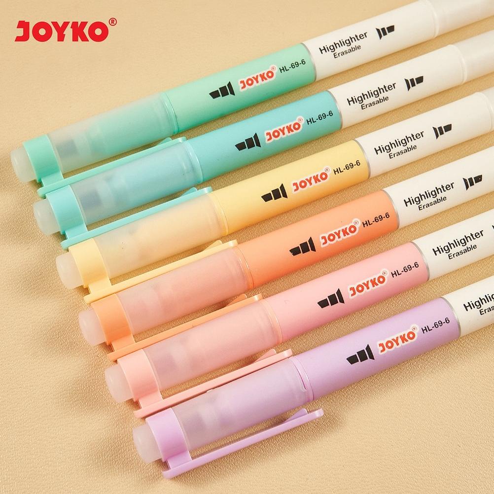 

Sale Erasable Highlighter Penanda Dapat Dihapus Joyko Hl-69-6 Ac19