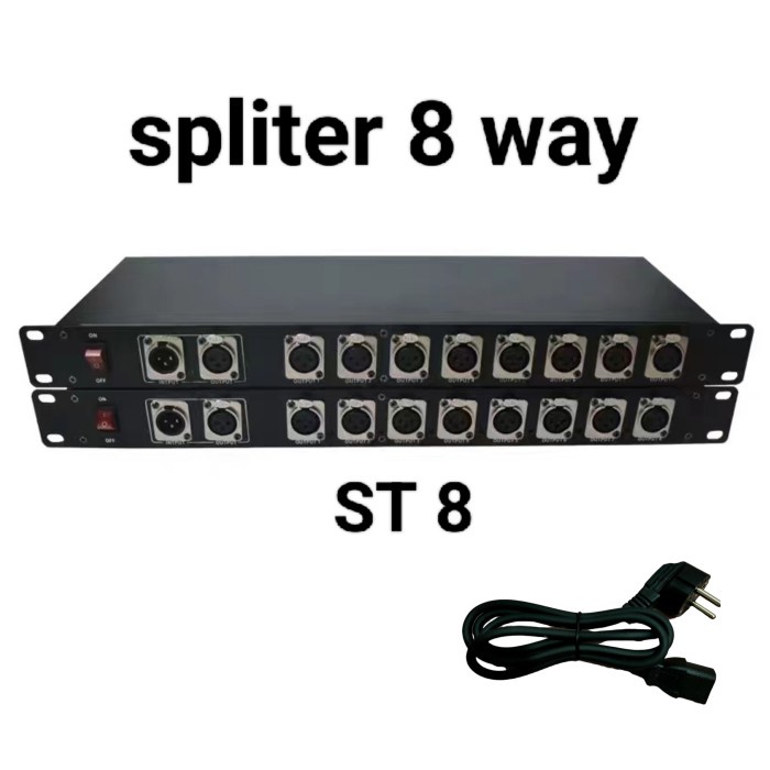 Mix Splitter Lightning 8Way Dmx Distributor