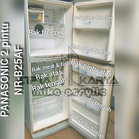 :=:=:=:=] rak kulkas PANASONIC model NR-B25AF