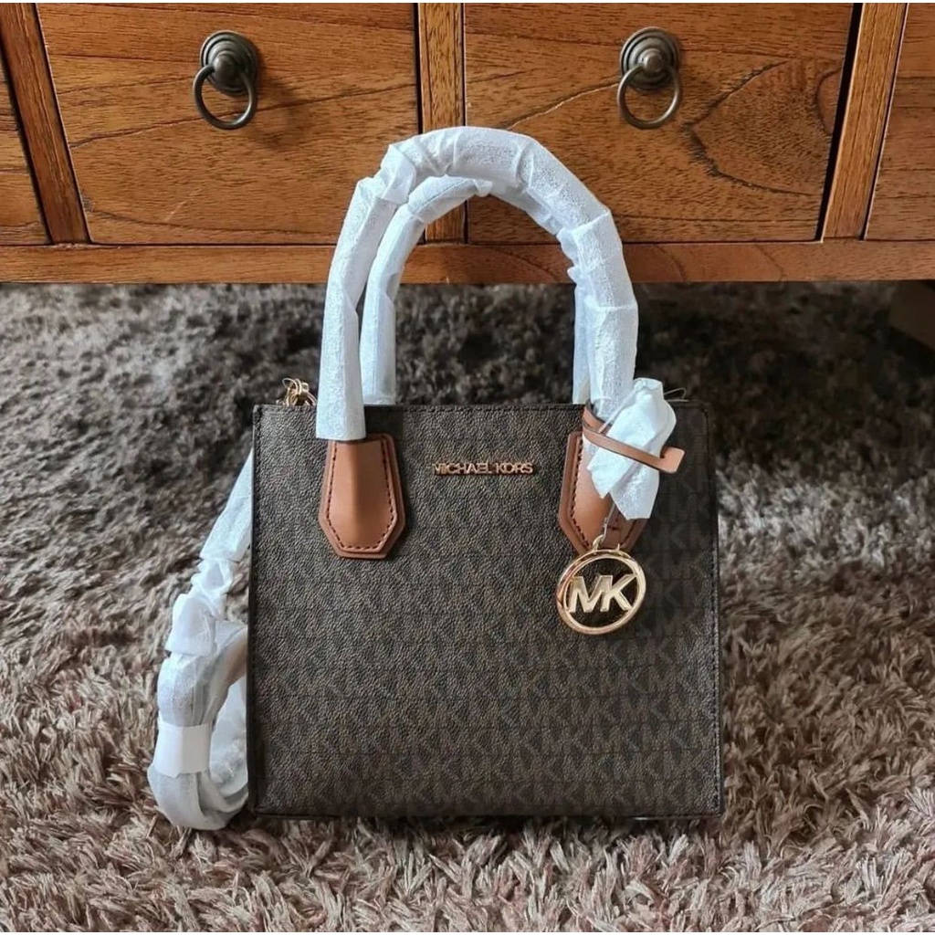 michael kors mercer medium brown