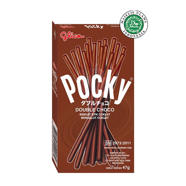 GLICO POCKY DOUBLE CHOCO 47 GR