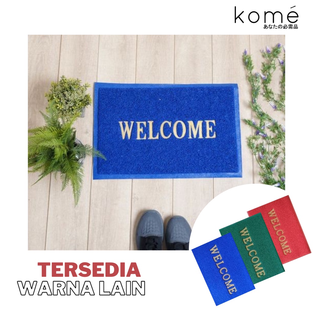 KESET PINTU WELCOME BAHAN PVC MIE BIHUN ANTI SLIP