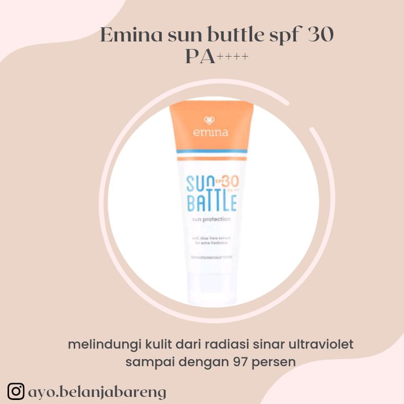 Emina Sun Battle SPF 30
