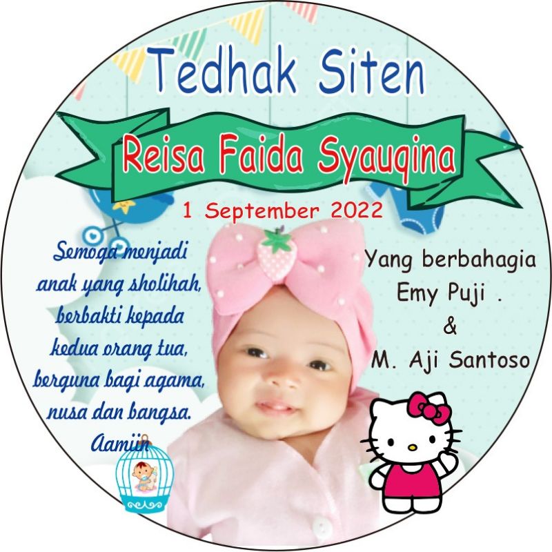 

stiker tedhak Siten | stiker dundunan | stiker turun tanah