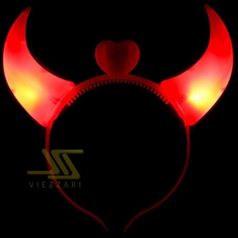 BANDO DEVIL LOVE LAMPU LED TANDUK NYALA