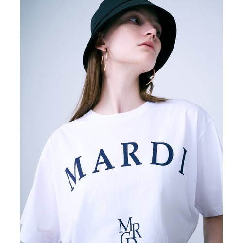 Mardi Logo MRCD Tee White / Navy